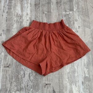Forever 21 Terracotta Elastic Shorts